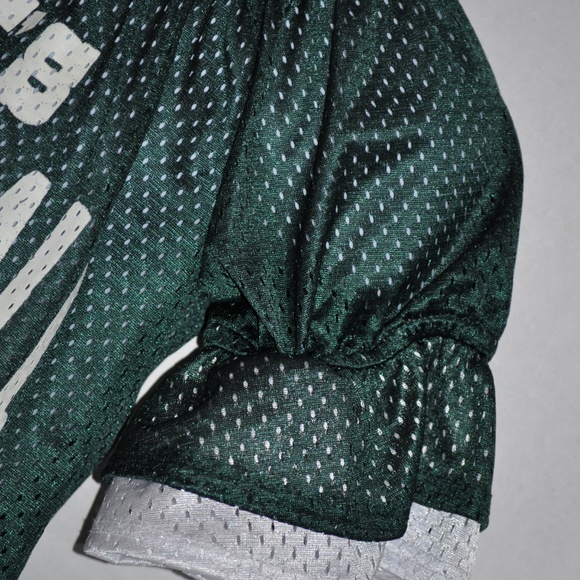 Girl's Jersey It's Football Y'all Green White 2T-4 - Picture 4 of 5